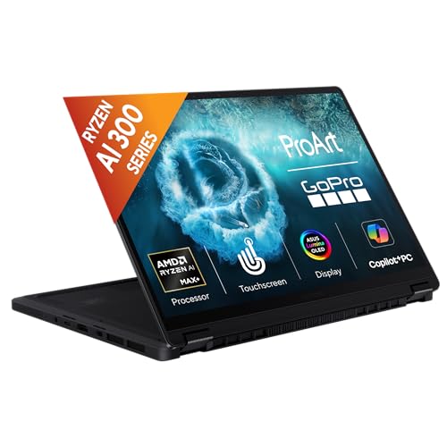 ASUS ProArt PX13 (2026),AMD Ryzen AI MAX+ 395,AMD Radeon 8060S iGPU,128GB RAM,1TB SSD,3K OLED,13.3"(33.7 cm),Win 11,M365 Basic(1Y)* Office 2024,Nano Black,1.39 Kg,HN7306EAC-LX052WS,AI Creator Laptop