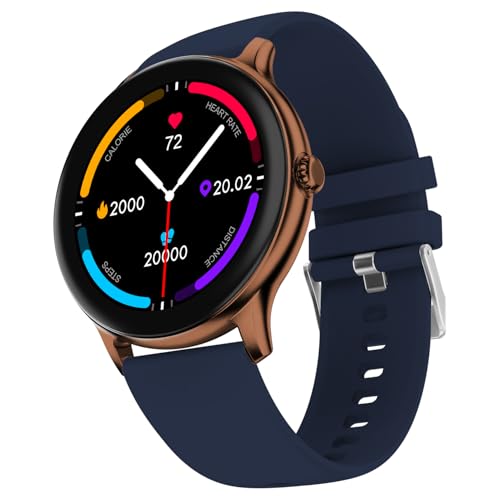 Fire-Boltt Phoenix Pro Smart Watch 1.39 inch Bluetooth Calling, AI Voice Assistant, Metal Body with 120+ Sports Modes, SpO2, Heart Rate Monitoring (Copper Blue)