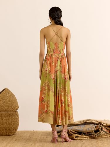 Aarke Ritu Kumar Green Sahas Long Dress