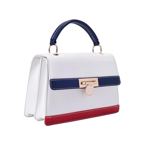 Lino Perros Women's White Sachtel Polyurethane Bag