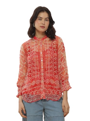 Label RITU KUMAR Coral Printed Shirt