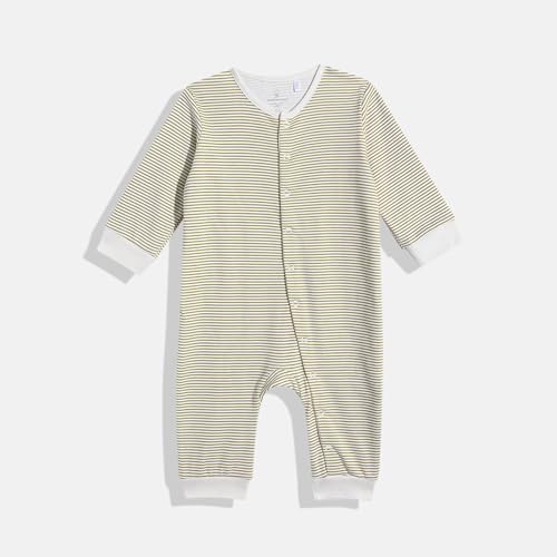 Mothercare Unisex Cozy Animals Printed Full Sleeve All-In-One - Pack of 2 - Yellow/Green