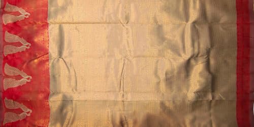 SREE KUMARAN Women's Kanchipuram Kubera Silk Pure Pattu Sarees With Blouse (VSK325-14)