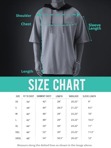 The Souled Store Kale Men and Boys Short Sleeves Solid Cotton Oversized Hooded T-Shirts