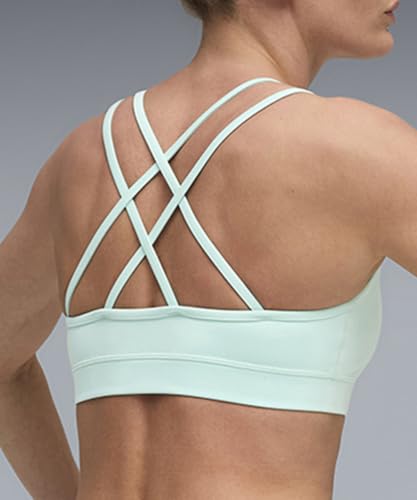 PUMA , Women, W HYROX MOVE STRAPPY BRA, Mint Melt, 2XL, (52716145)