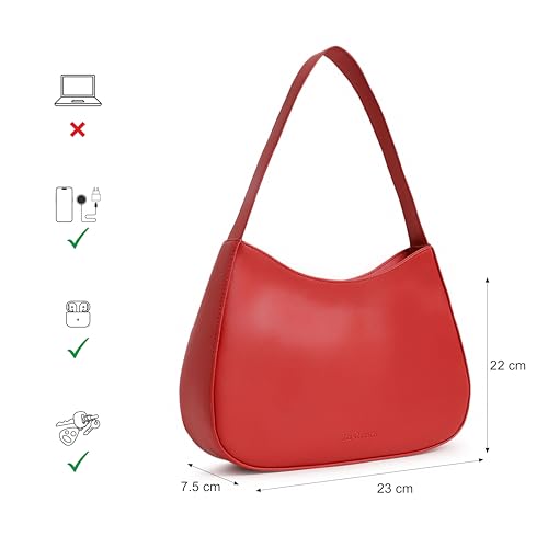 Fastrack Luscious Red Shoulder Bag for Women, Ladies and Girls