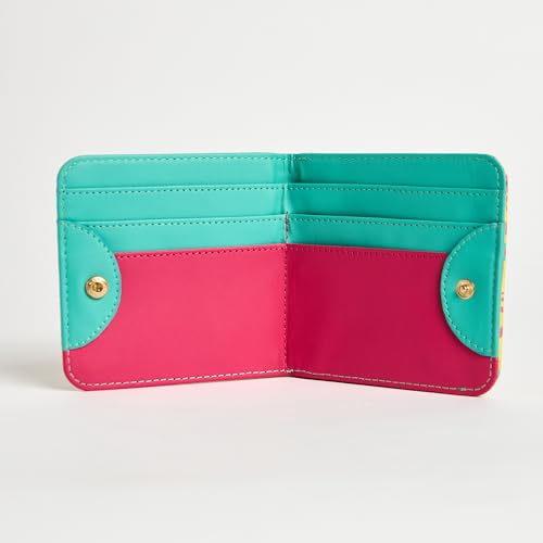 Chumbak Women’s Wallet – Everyday Compact PU Leather Wallet, Ladies Purse with Card Slots & Secure Closure – Stylish Vegan Leather Travel Wallet