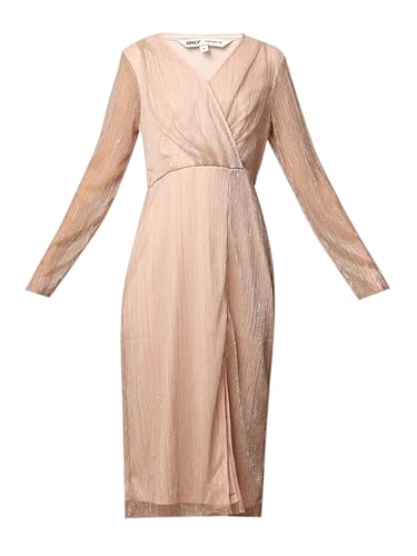 ONLY Women Fit and Flare Pink Dress