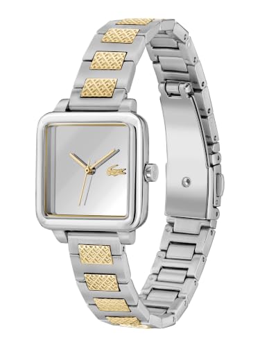 Lacoste Lacoste.12.12 Leap Qtz Basic Silver Square Dial Women's Watch- 2001463