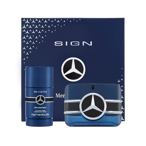 Mercedes-Benz Sign Gift Set for Men | Eau de Parfum 50ml & Deodorant Stick 75g | Luxury Fragrance Set