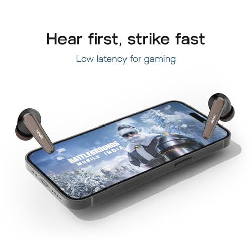 Noise Newly Launched Buds VS601 in Ear Truly Wireless Earbuds with 50H of Playtime, Transparent Case Lid, Quad Mic ENC, Dual Device Pairing, 10Mm Driver, BT V5.3 (Copper Brown)