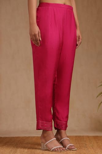 Soch Women's Russian Silk Chudidar Set (EWS5CD21942_Fuchsia