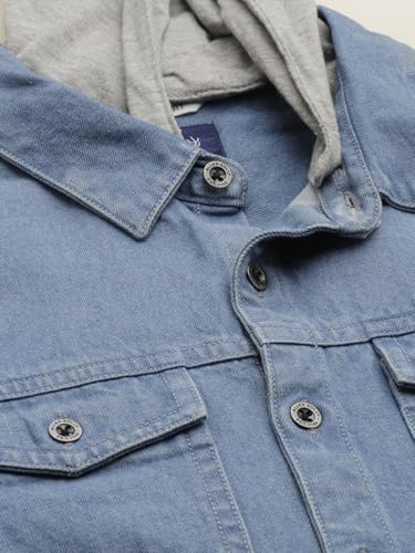 Boys Light Blue Solid Casual Shirt