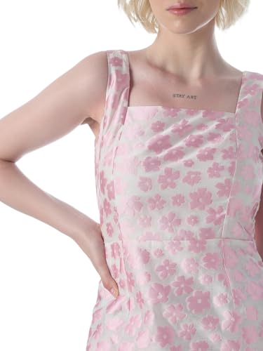 ONLY Women's Polyester Blend Mini A-Line Dress (9019111-Cloud Dancer_Cloud