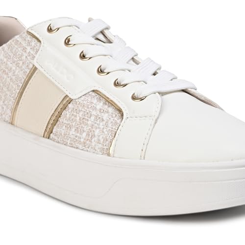 Aldo ONIRASEANA-IN112 Ladies White Overflow Flat Sneakers