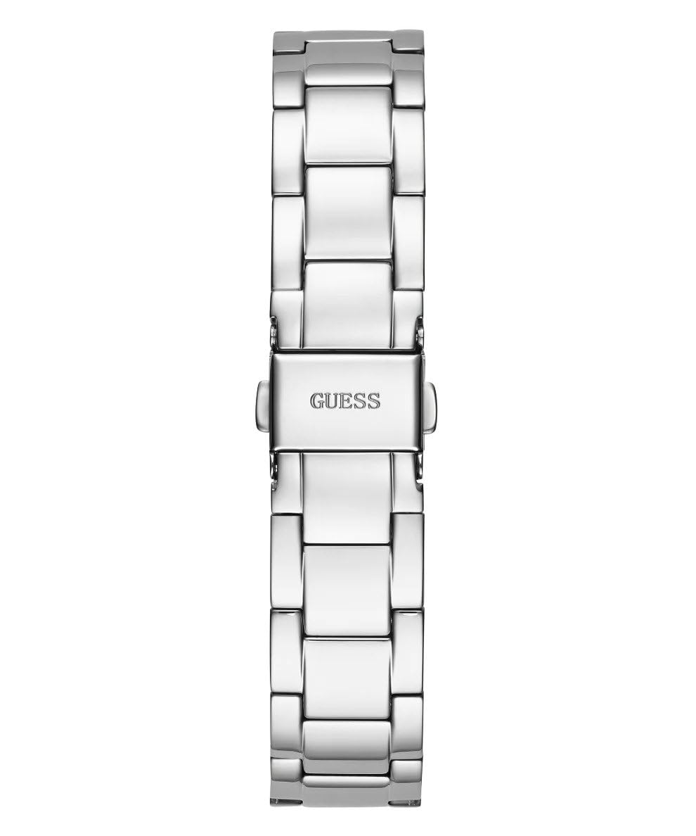 GUESS Stainless Steel Analog Silver Dial Women Watch-Gw0300L1, Silver Band
