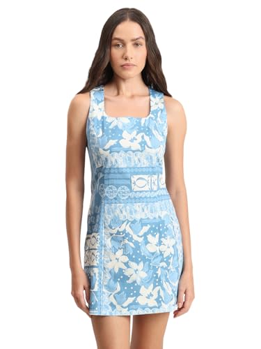 VERO MODA Womens Mini Dress Faded Denim