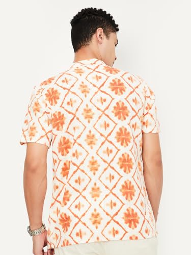 Max Men's Cotton Regular Kurta (FUCSTPA2407PR_Off White