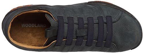 Woodland Men's Leather Moccasins-8 UK (42 EU) (9 US) (GC 3013118_DNAVY 4)