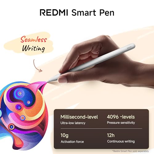 Redmi Pad 2, WiFi Active Pen Support, 27.94Cm(11") Model, 2.5K Sharp & Clear Display, 4GB, 128GB, All Day & More 9000Mah Battery, AI-Enabled, Dolby Atmos, Hyperos 2, Graphite Grey