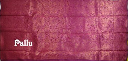 SREE KUMARAN Women's Kanchipuram Kubera Silk Pure Pattu Sarees with blouse (VSK411-5)