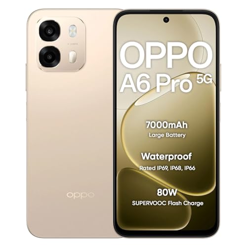 OPPO A6 Pro 5G Smartphone 8GB+128GB Gold
