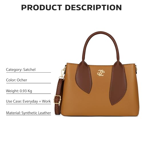 Lavie Signature Women's Sabria Satchel Bag | Satchel Handbag for Work | Ladies Purse | Stylish Shoulder Bag | Gift for Women