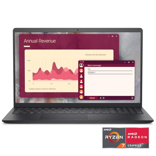 Dell Inspiron 15 Touchscreen Laptop, AMD Ryzen 7 7730U, 16GB RAM, 1TB SSD