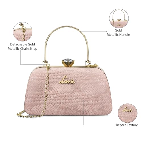 Lavie Women's Twink Framed Clutch | Ladies purse |Gift For Women