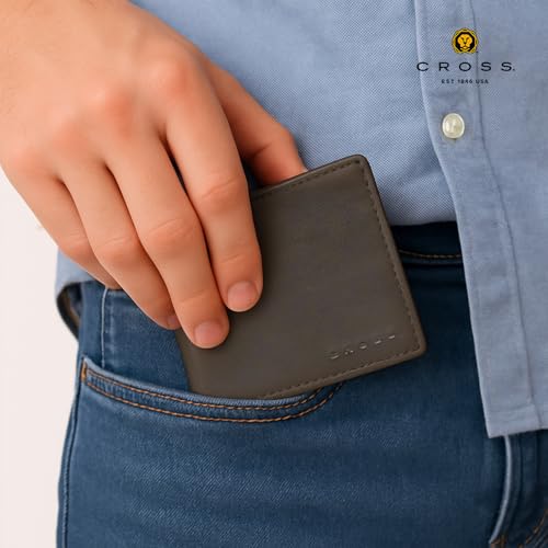 Cross Classic Century Wallets for Men Leather Original - Slim & Sleek Mens Wallet | Purse for Men Gents Wallets Brown