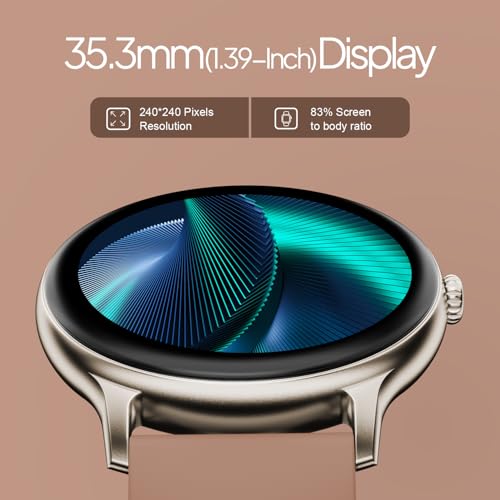 Fire-Boltt Phoenix Pro Smart Watch 1.39 inch Bluetooth Calling, AI Voice Assistant, Metal Body with 120+ Sports Modes, SpO2, Heart Rate Monitoring (Mocha Mouse)