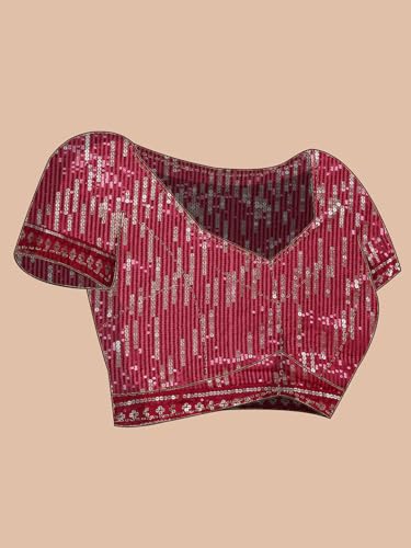 Kalyan Silks Maroon Sequence Work Fancy Saree