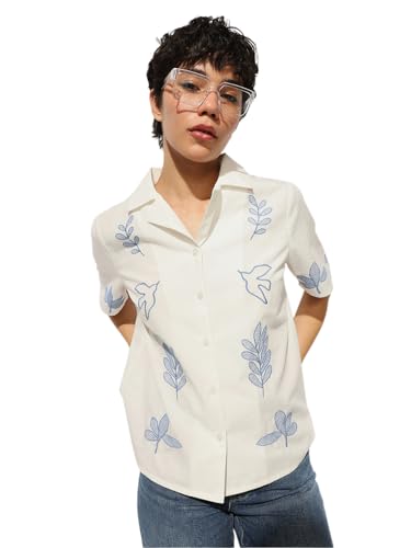 ONLY Women's Regular White Shirt