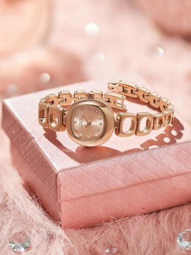 French Connection | Brown Sunray Dial | Brown Metal Bracelet Strap | Quartz Watch for Women - FCU18BRGM