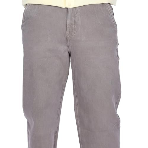 Wrangler Men Grey Loose Fit Low Rise Jeans