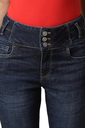 Allen Solly Women Navy Skinny Fit Mid Wash Jeans