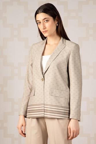 Van Heusen Women's Blazer (VWBZFRGFP13812_Beige