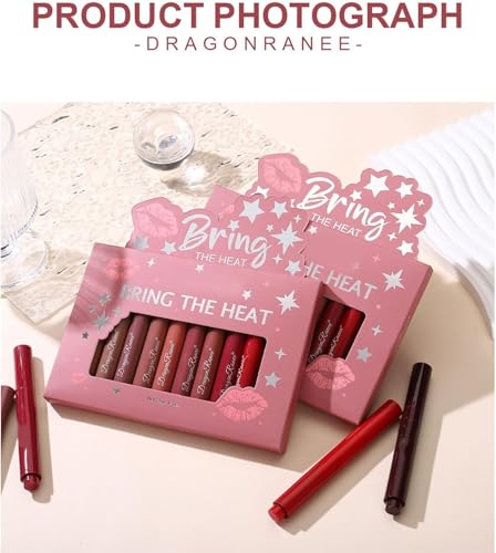 My Colors Matte Lipstick Set - Pack of 12 for Women and Girls, Vivid shades, velvety finish, Lipsticks and long-lasting charm in every swipe. Highly Pigmented Moisturizing Waterproof