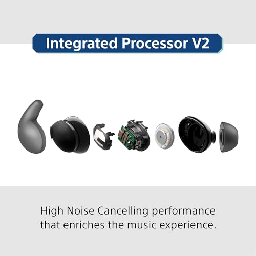 Sony [New Launch] LinkBuds Fit WF-LS910N | Get SRS-XB100 BT Speaker | Active Noise Cancelling Wireless Bluetooth Earbuds, Comfortable Fit with New Supporters -Black