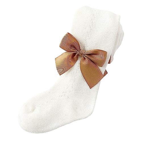Hopscotch Baby Girls Cotton & Spandex Solid Regular Stockings In White Color For Ages 12-24 Months (Sl-3975731)