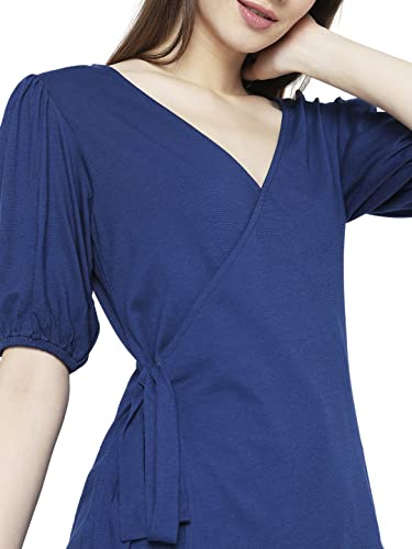 VERO MODA Regular Fit Top (10298320_Navy Peony_M)