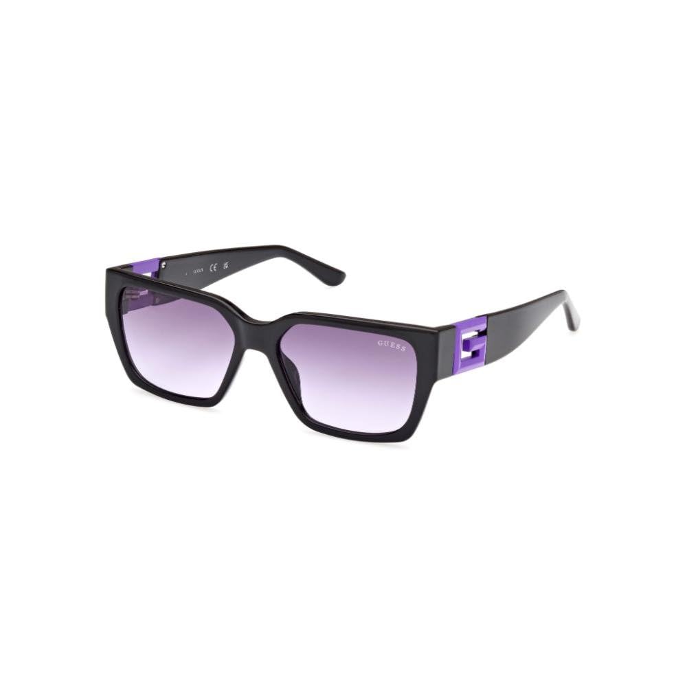 Guess 100% UV protecetd | Gradient | Large | Full Rim | Square | Frame: Black | Lens: Purple