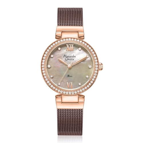 Alexandre Christie 2754LHB Women's Classic Quartz Watch 31mm (Brown)