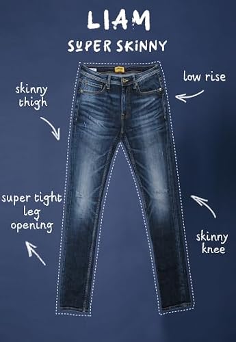 Jack & Jones Men's Cotton Blend Skinny Fit Blue Jeans_28