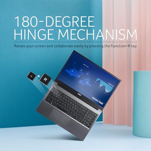 acer SmartChoice Aspire Lite, AMD Ryzen 5 5625U, 8GB RAM, 512GB SSD,FHD, 15.6"/39.62cm, Windows 11 Home, Steel Gray, 1.59 kg, AL15-41, Backlit Keyboard