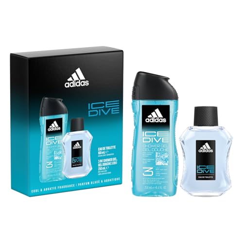Adidas Ice Dive Gift Set (Eau de Toilette 100ml + Shower Gel 250ml)