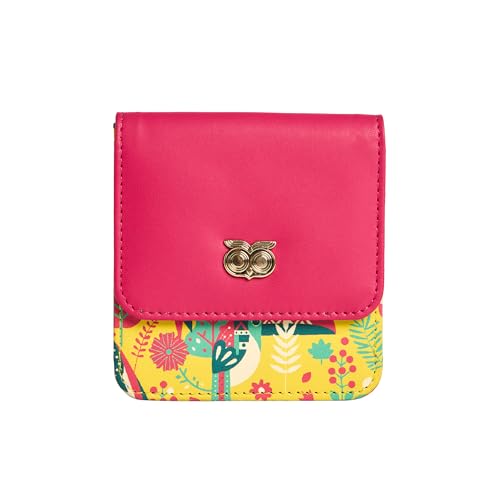 Chumbak Women’s Wallet – Everyday Compact PU Leather Wallet, Ladies Purse with Card Slots & Secure Closure – Stylish Vegan Leather Travel Wallet