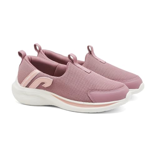 Campus Women's AMBLE Mauve/Peach Walking Shoes - 6UK/India 1 Pair