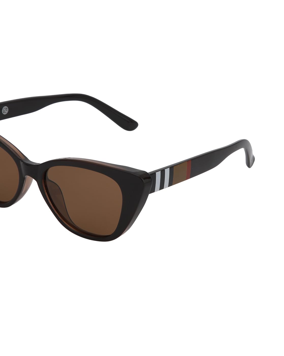 Brown Toned with Brown Polarised Lens Cat Eye Sunglass for women