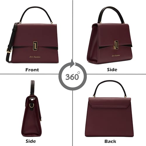 Lavie Signature Women's Avalon Laptop Tote Handbag | Fits Upto 15 Inch Laptop | Laptop Bag for Work | Ladies Purse | Stylish Shoulder Bag | Gift For Women